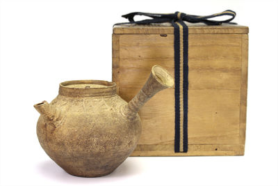 青木木米 倣西洋 南蛮急須（共箱）